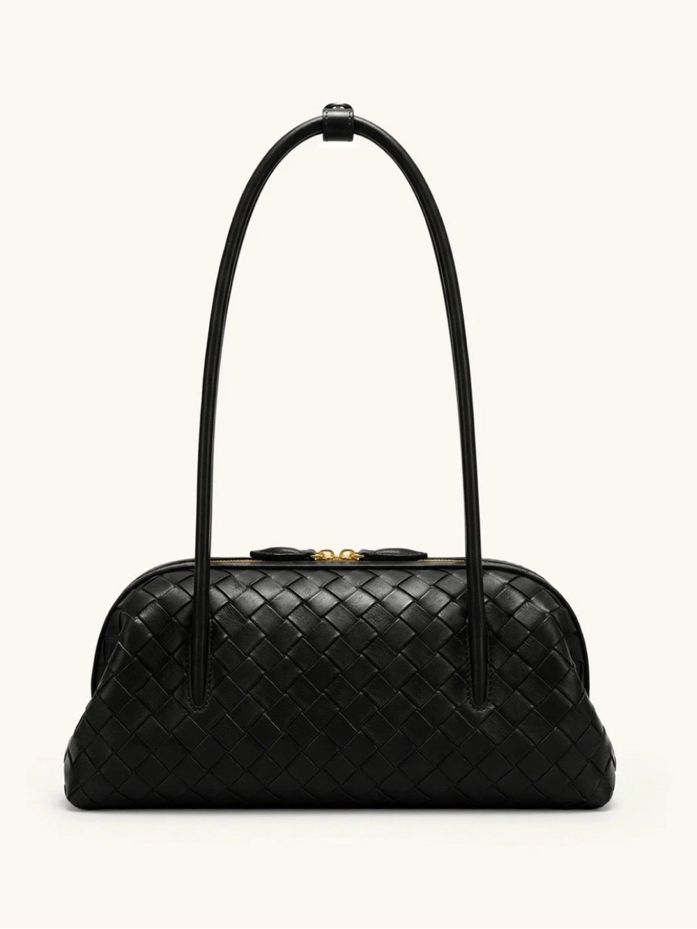 JW PEI Black Woven Shoulder Bag NWT - Picture 3 of 4